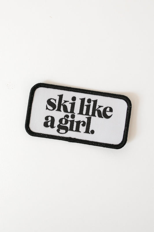 Ski Like a Girl Patch