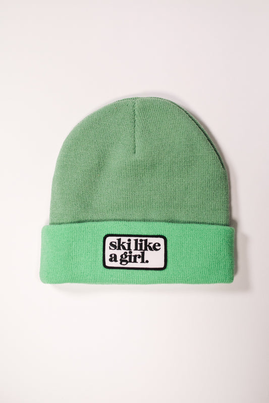 Go Green Beanie with Patch