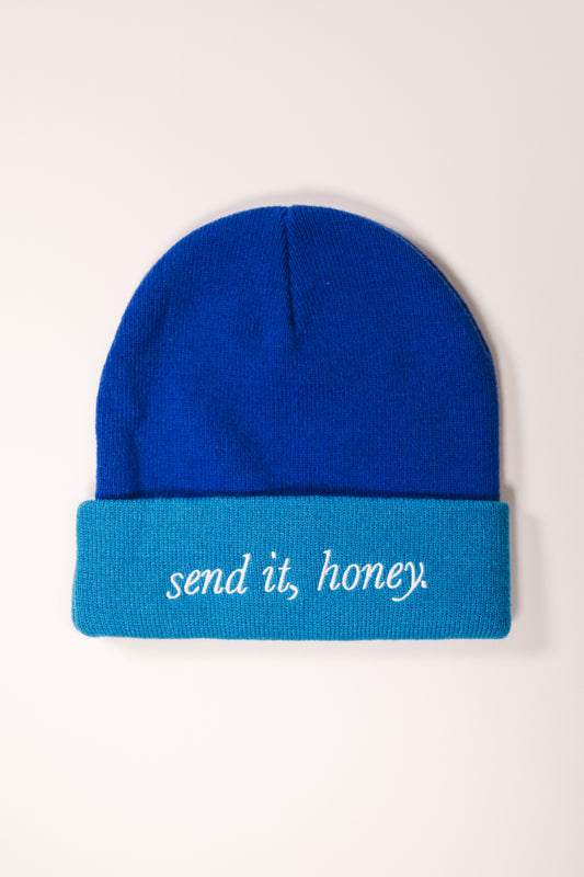 Send it, Honey Beanie – Cobalt