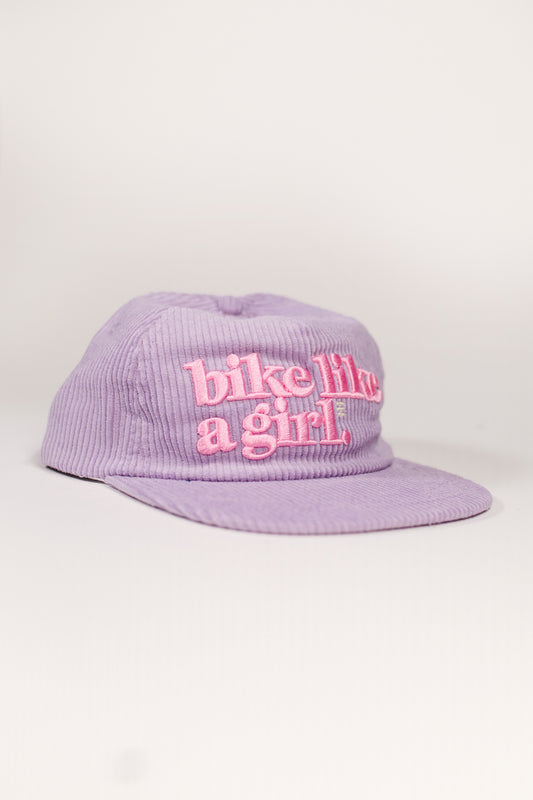 Bike Like a Girl Corduroy 5 Panel – Barbie