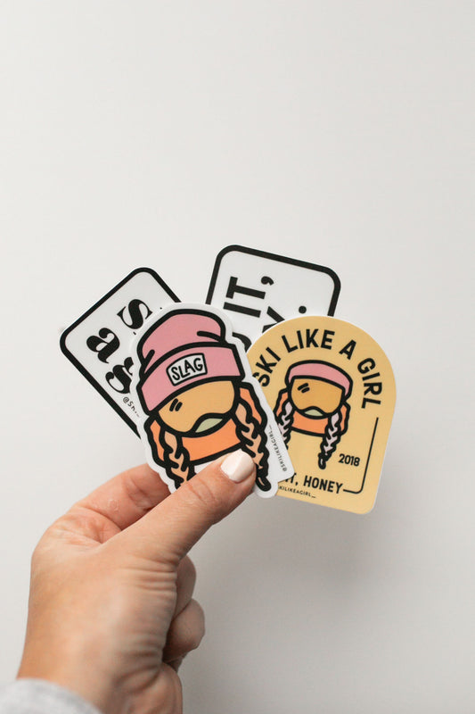 Sticker 4 Pack - Yellow