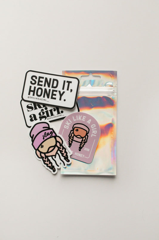 Sticker 4 Pack - Lilac