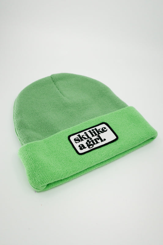 Go Green Beanie with Patch