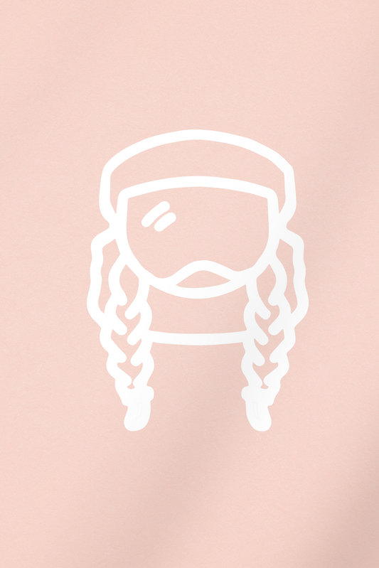 Sendy Skier Transfer Sticker – Matte White