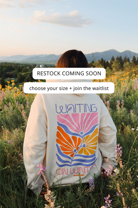 Waiting on Winter Blooms Hoodie