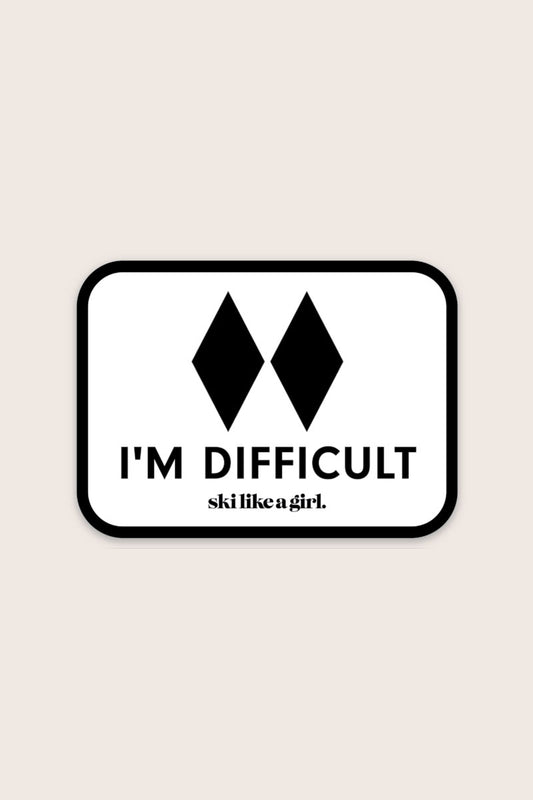 I'm Difficult Patch Sticker