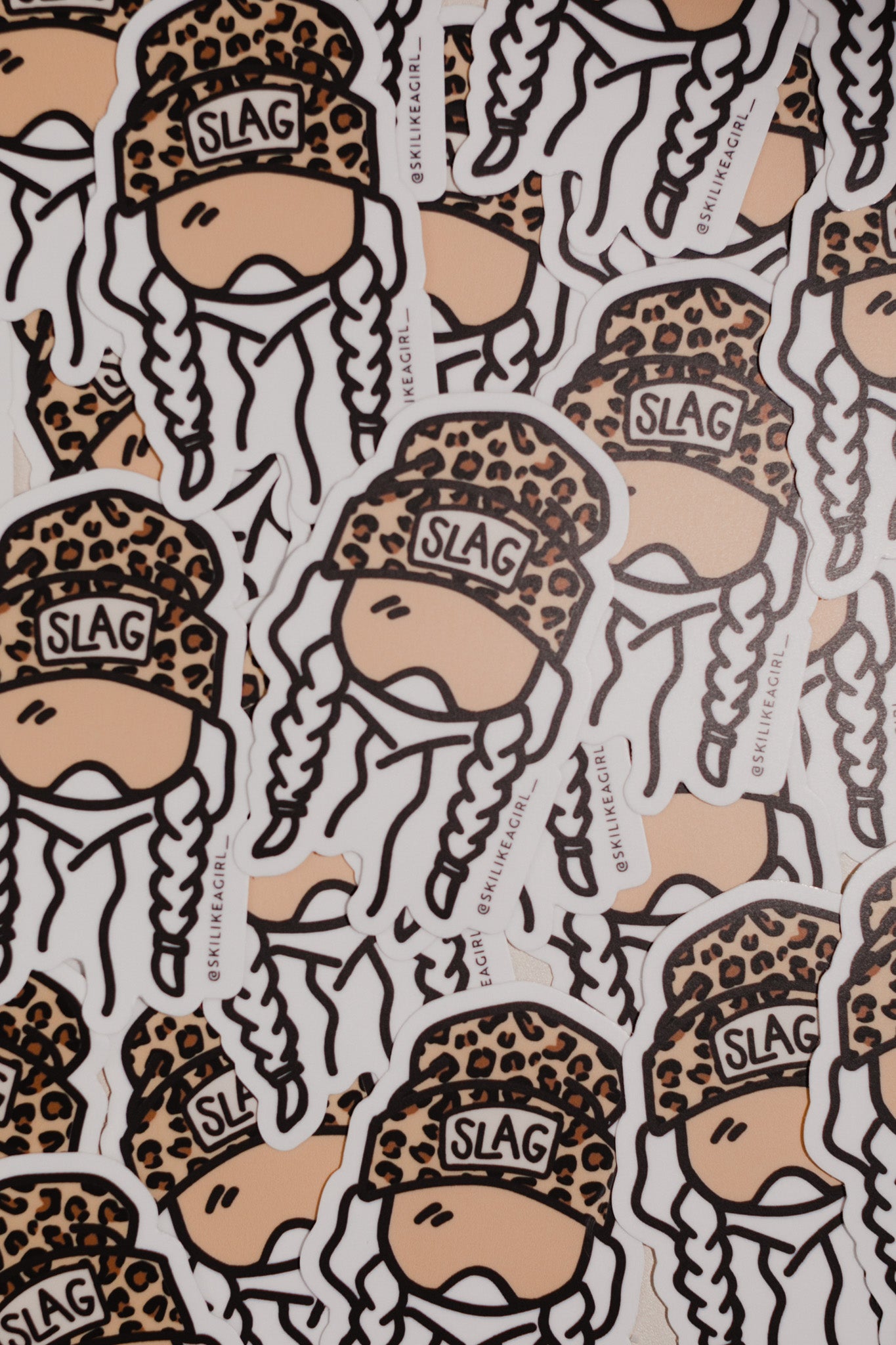 Beanie Girl Sticker – Rawr