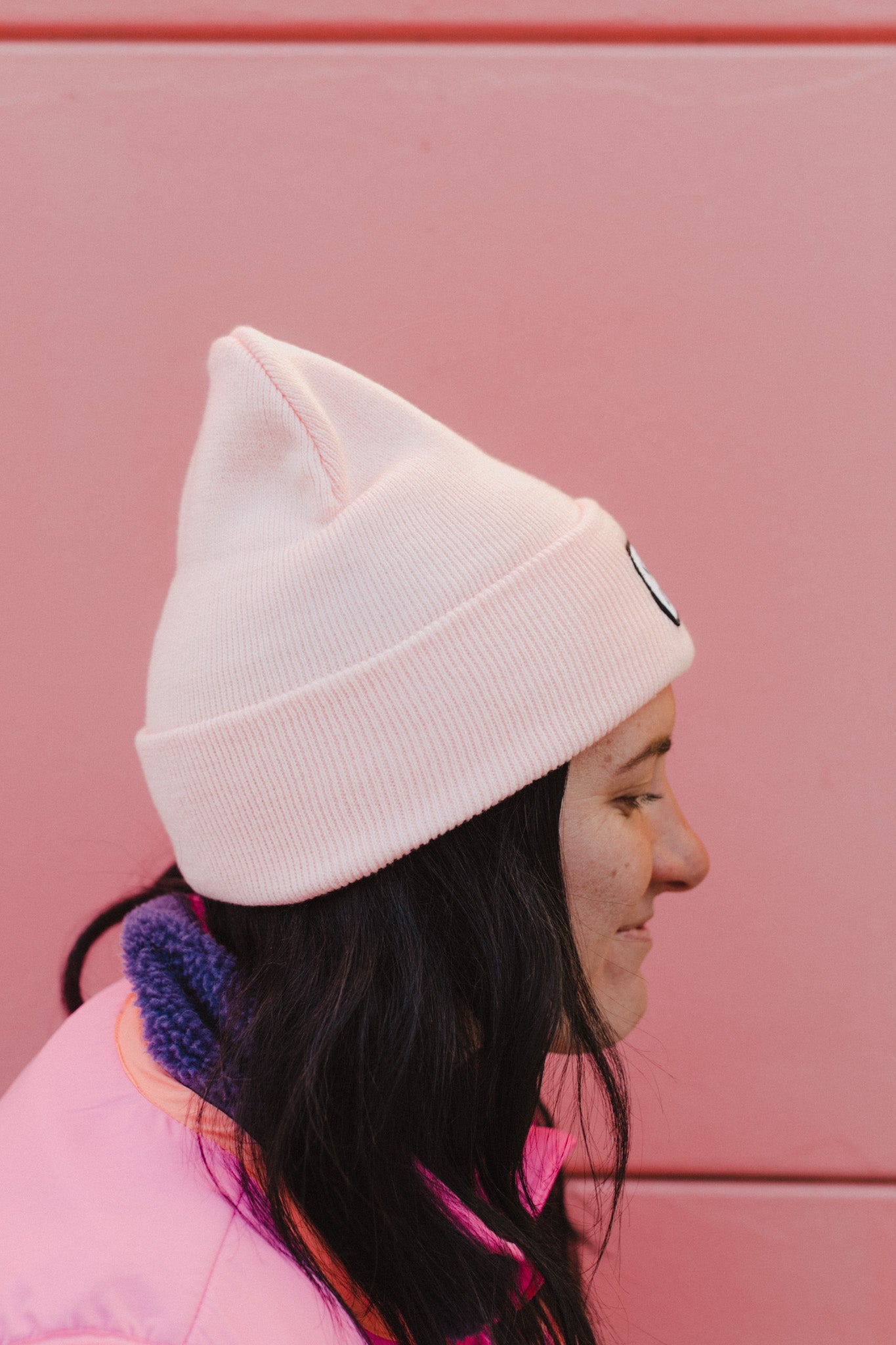 Blush Beanie with Tag