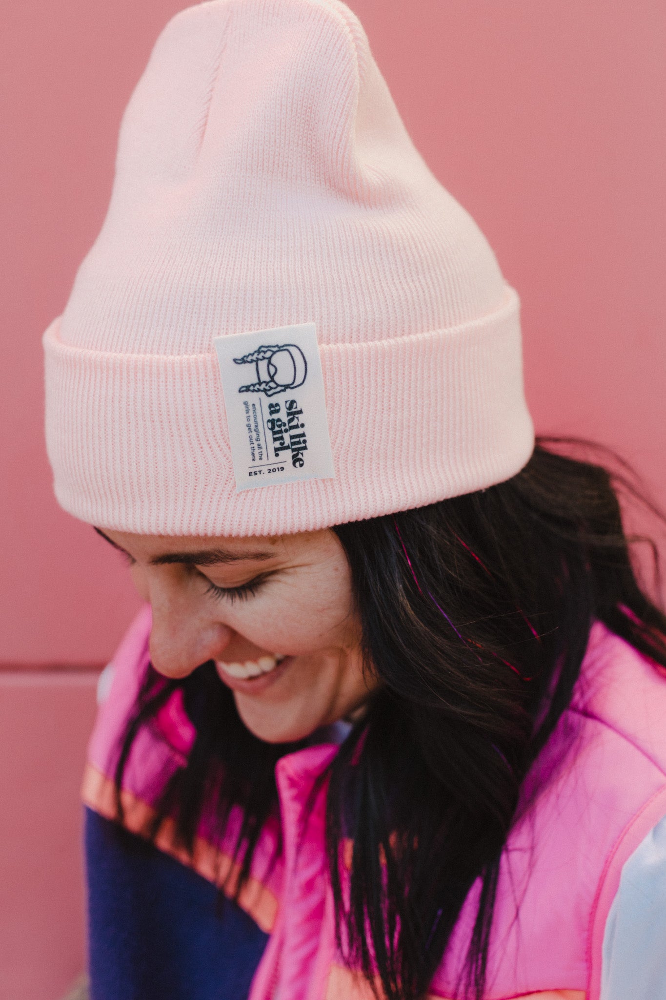 Blush Beanie with Tag
