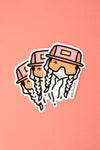 Bike Like a Girl Sticker – Peachy