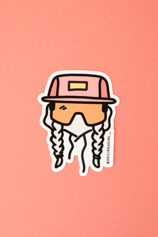 Bike Like a Girl Sticker – Peachy