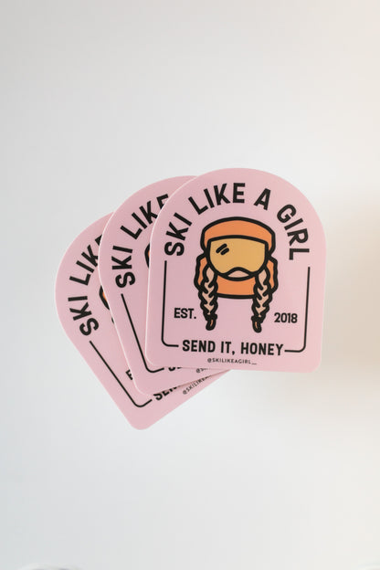SLAG Arch Sticker – Pink