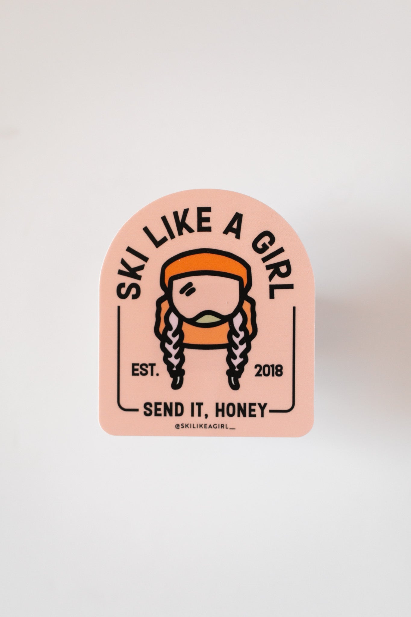 SLAG Arch Sticker – Peach