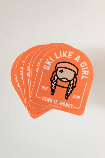 SLAG Arch Sticker – Peach