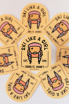 SLAG Arch Sticker – Yellow