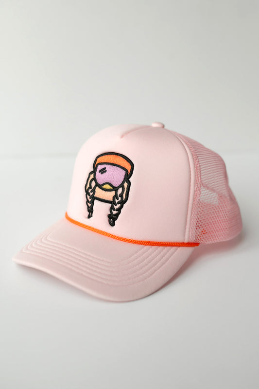 Sendy Trucker Hat – Pink