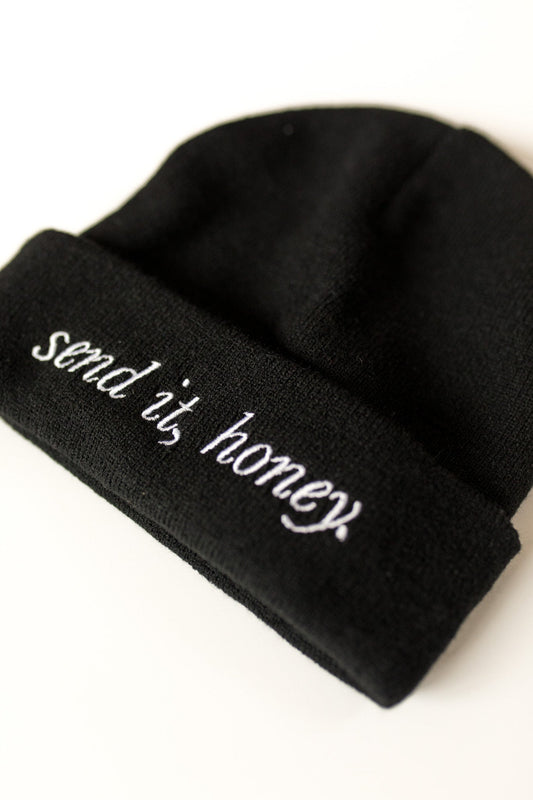 Send it, Honey Beanie – Black