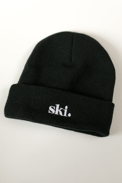 Ski Beanie – Black