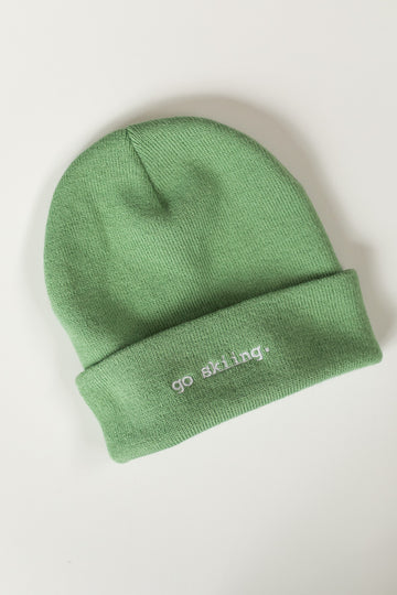 Go Skiing Beanie – Sage