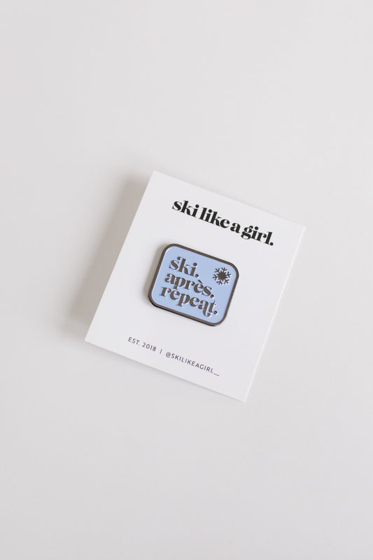 Ski Après Repeat Pin