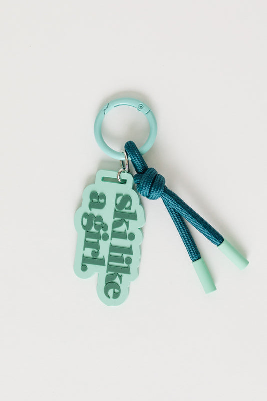 Ski Glacier Bag Charm