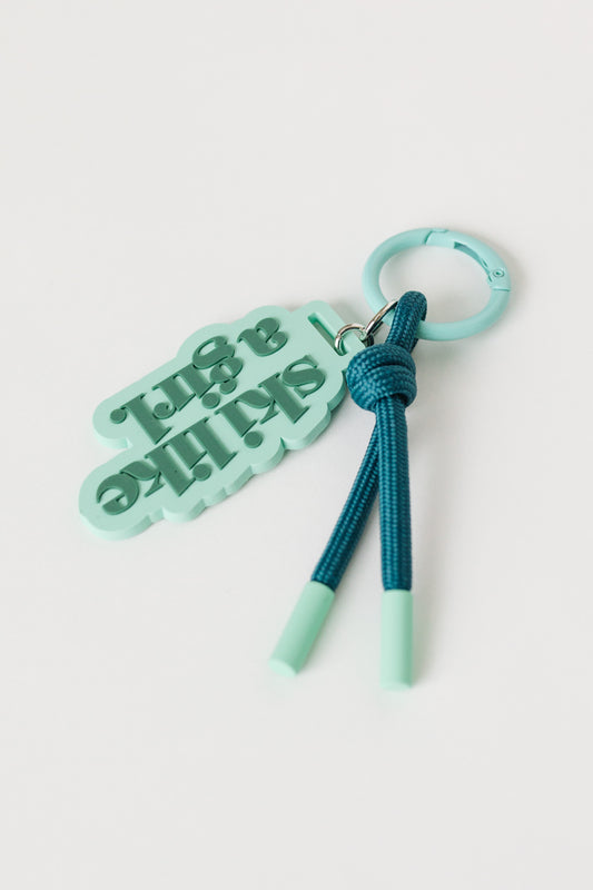 Ski Glacier Bag Charm