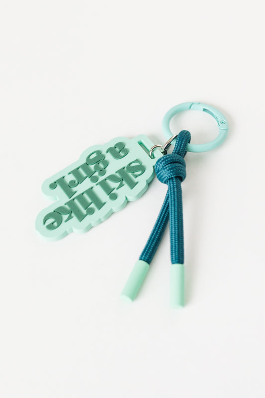 Ski Glacier Bag Charm