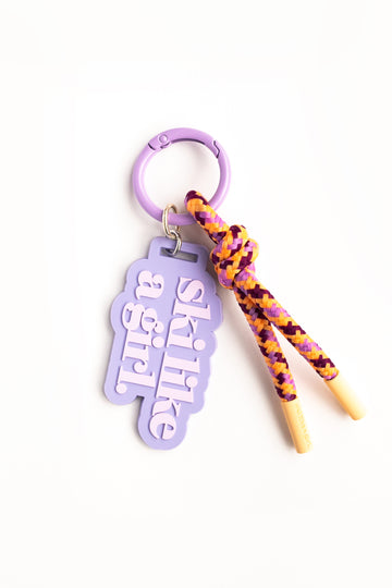 Ski Blaze Bag Charm | Rope Keychain & Backpack Clip