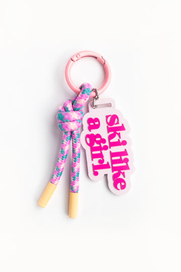 Aprés Ski Bag Charm | Rope Keychain & Backpack Clip