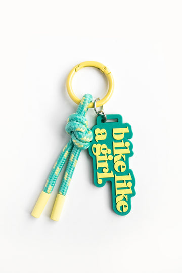 Bike Flow Bag Charm | Rope Keychain & Backpack Clip
