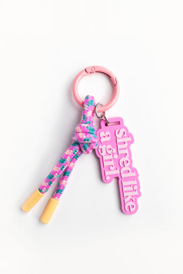 Aprés Shred Bag Charm | Rope Keychain & Backpack Clip