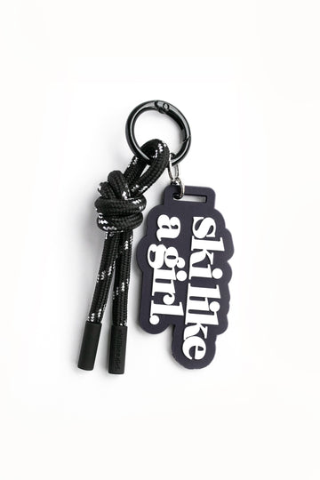 Double Black Bag Charm | Rope Keychain & Backpack Clip