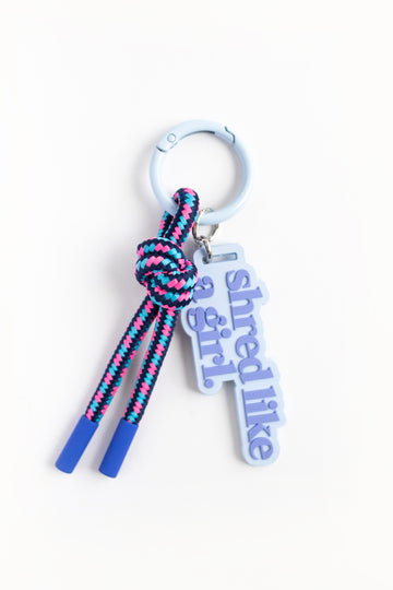 Shred Jam Bag Charm | Rope Keychain & Backpack Clip