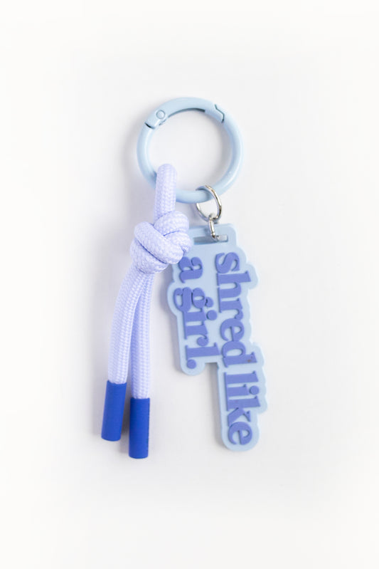 Shred Powder Bag Charm | Rope Keychain & Backpack Clip