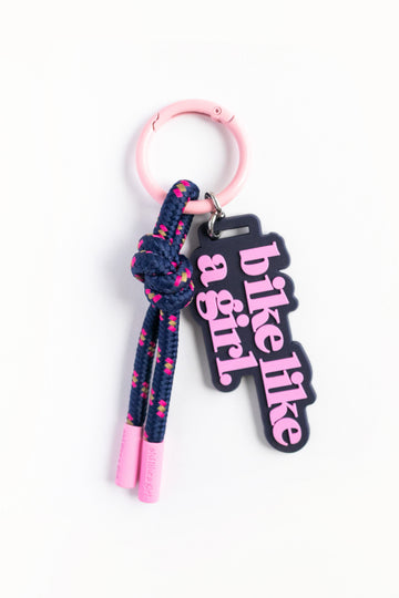 Bike Roller Bag Charm | Rope Keychain & Backpack Clip