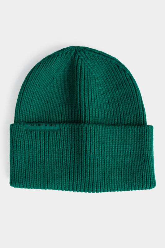 High Cuff Beanie – Teal