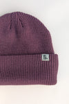 Knit Tag Beanie – Grape