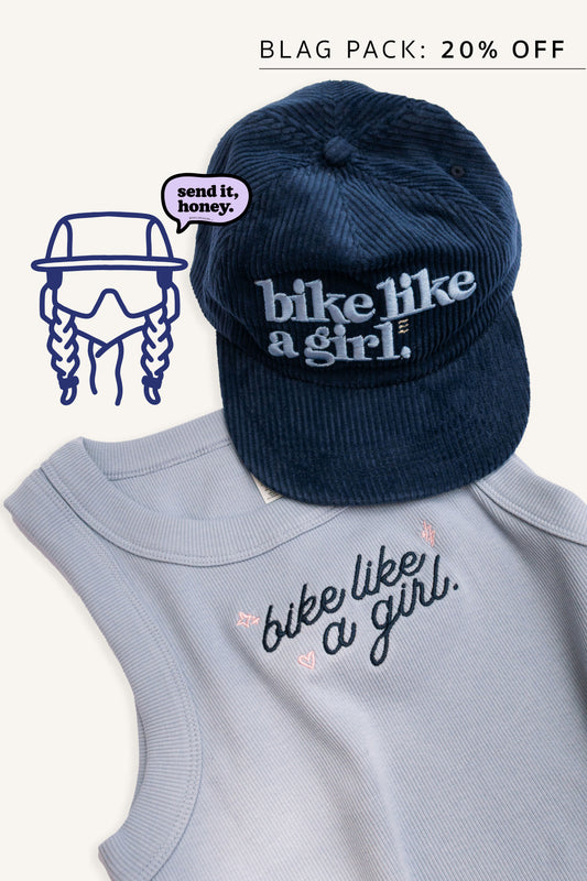 Bike Like a Girl Blues Pack