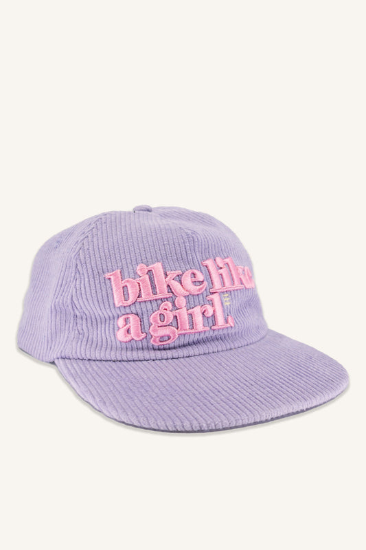 Bike Like a Girl Corduroy 5 Panel – Barbie