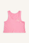 Bike Like a Girl Vibes Crop Tank