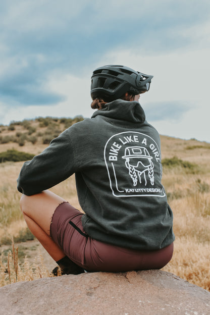 Bike Like a Girl Hoodie