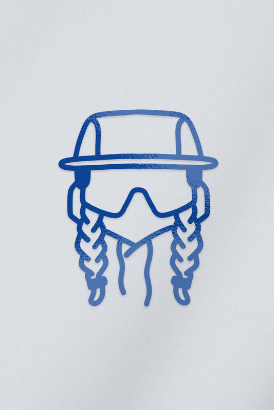 Sendy Biker Transfer Sticker - Navy