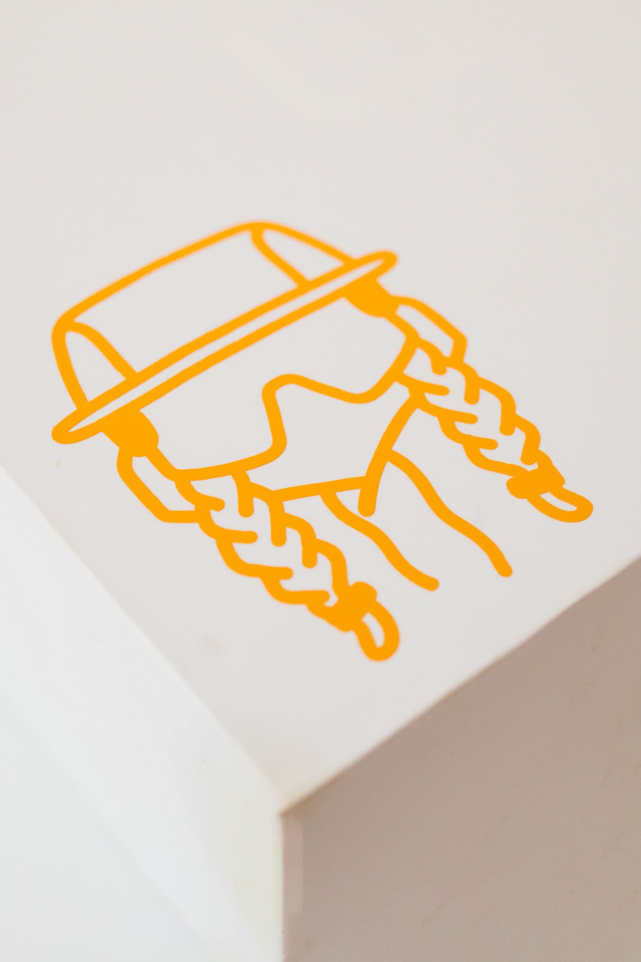 Sendy Biker Transfer Sticker – Orange