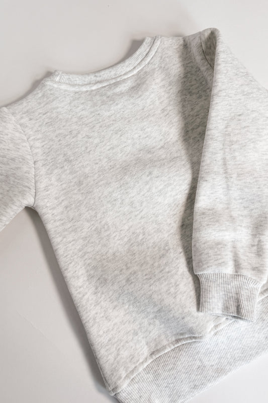 Toddler I'm Difficult Fleece Crewneck – Heather