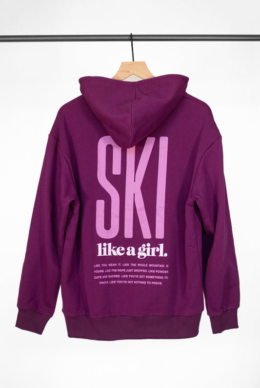 Ski Manifesto Lightweight Hoodie - Jewel