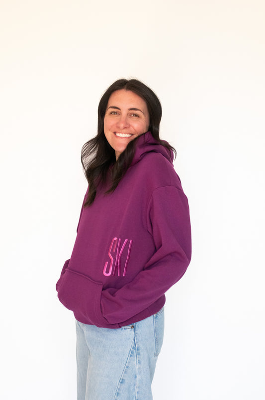 Ski Manifesto Lightweight Hoodie - Jewel