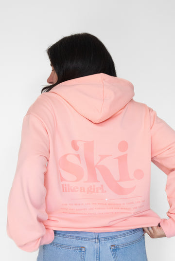 Ski Manifesto Hoodie - Peach