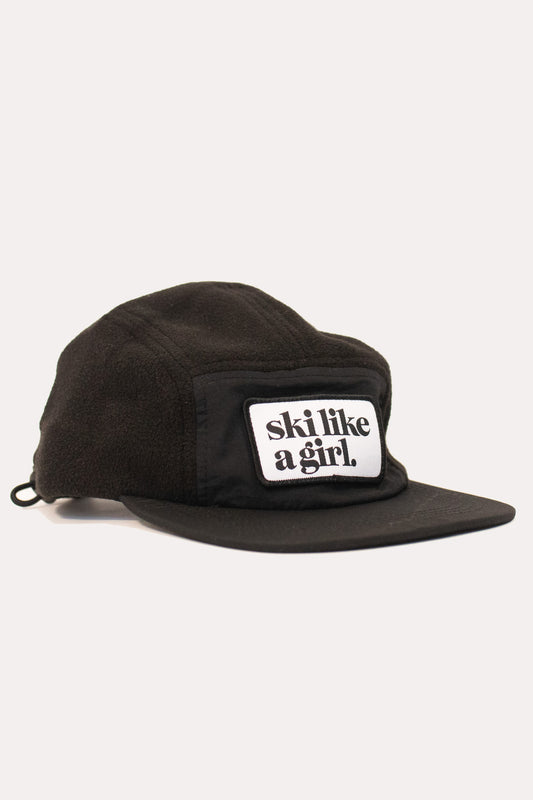 Ski Like a Girl Patch Fleece 5 Panel