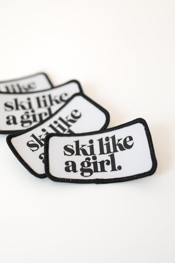 Ski Like a Girl Patch