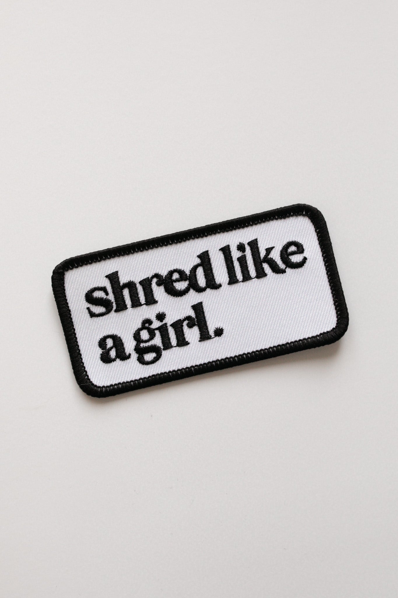 Shred Like a Girl Patch